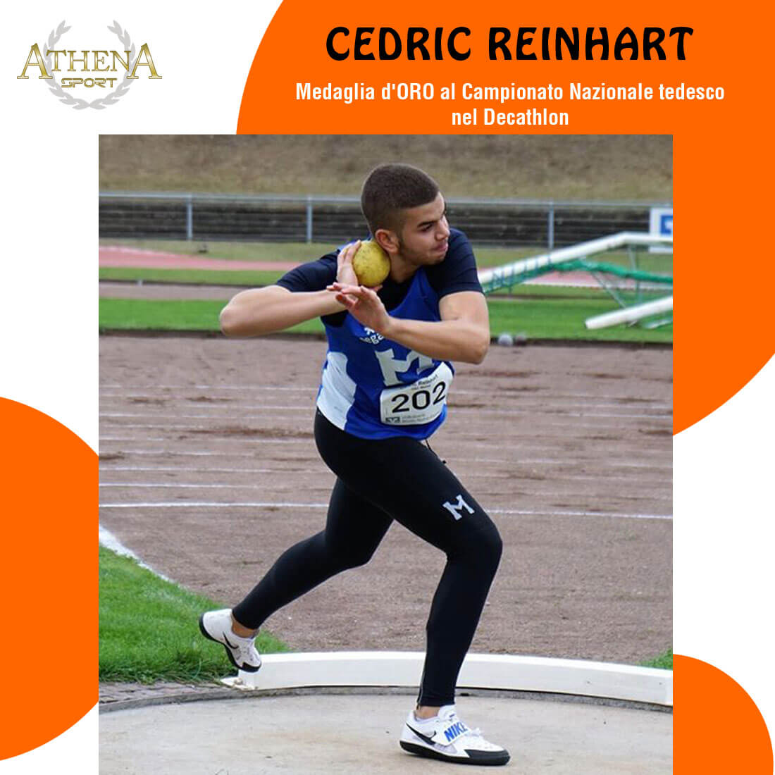 Cedric Reinhart testimonial Athena Sport Torino